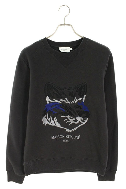 Maison Kitsune Front Logo Sweatshirt Black Size S