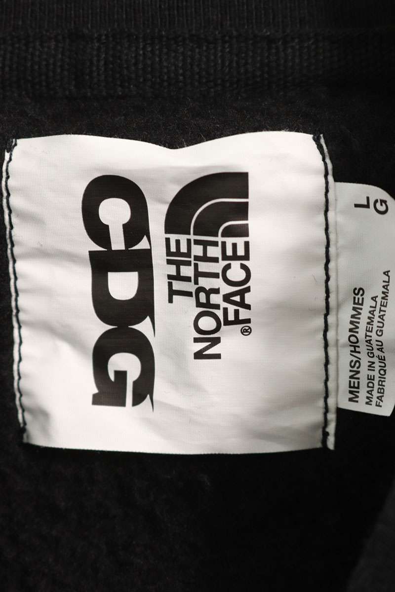 CDG x THE NORTH FACE Sweatshirt Black Size L