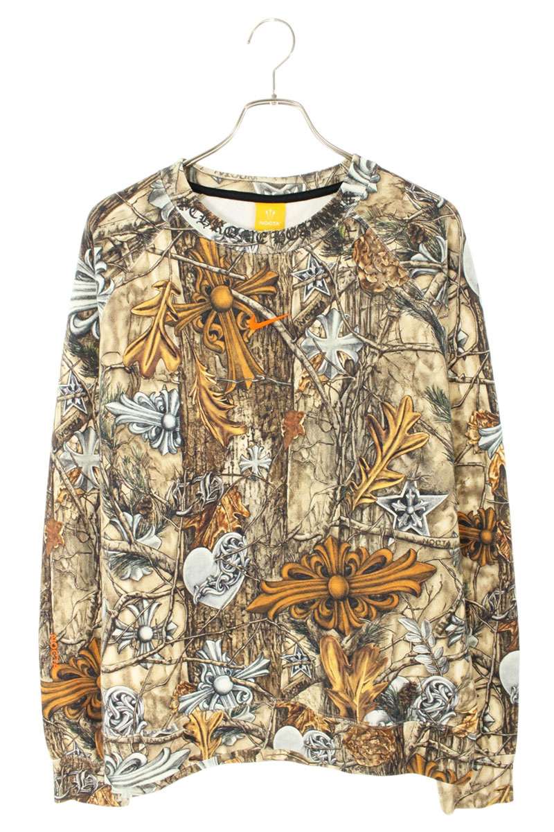 Chrome Hearts Nike Drake All Over Pattern Sweatshirt Size L