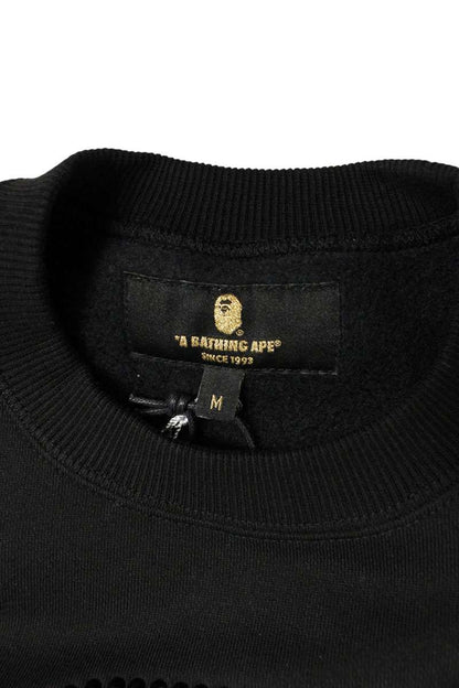 Bape Rhinestone Sweatshirt Black Size M