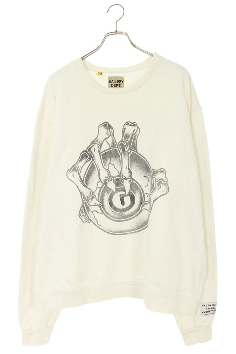 Gallery Dept. G-Ball Crewneck Sweatshirt G White Size 2XL