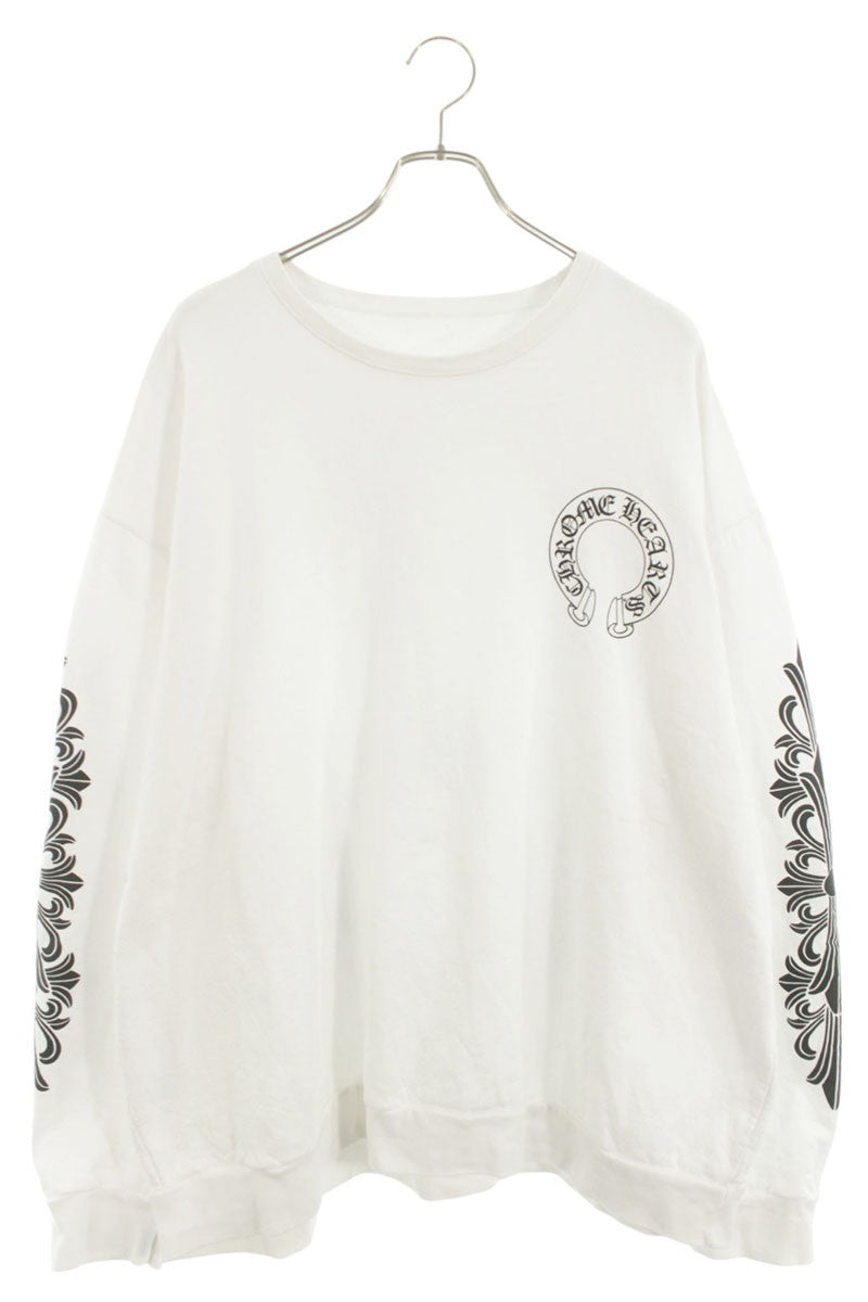 Chrome Hearts SWTSHRT PLVR Back Horseshoe Floral Size XXL