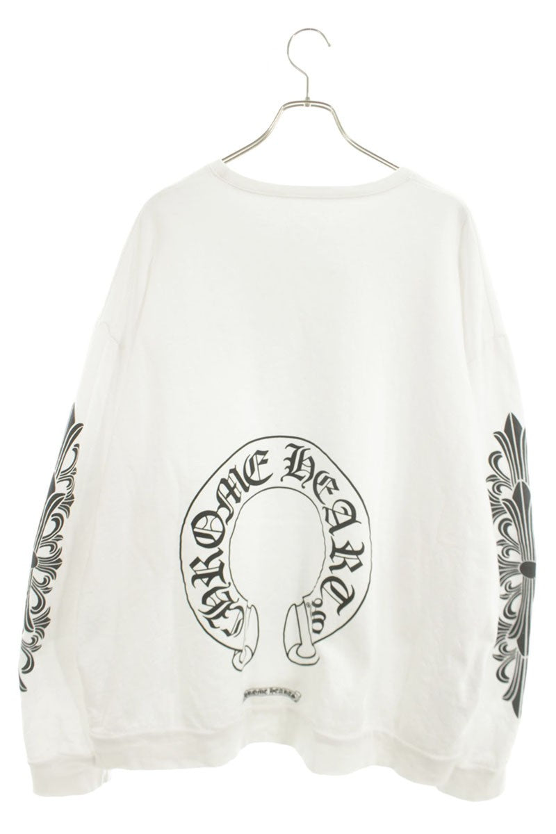 Chrome Hearts SWTSHRT PLVR Back Horseshoe Floral Size XXL