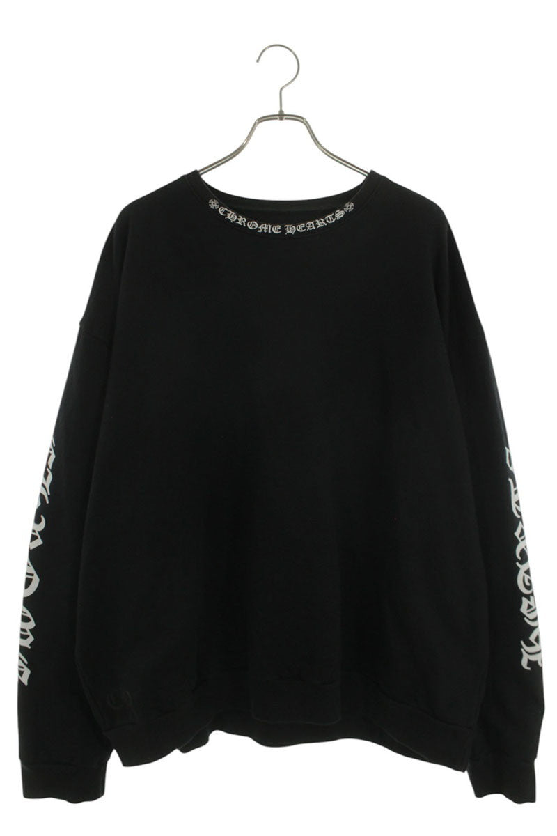 Chrome Hearts SWTSHRT PLVR Neck Logo Crewneck Sweat Size XXL