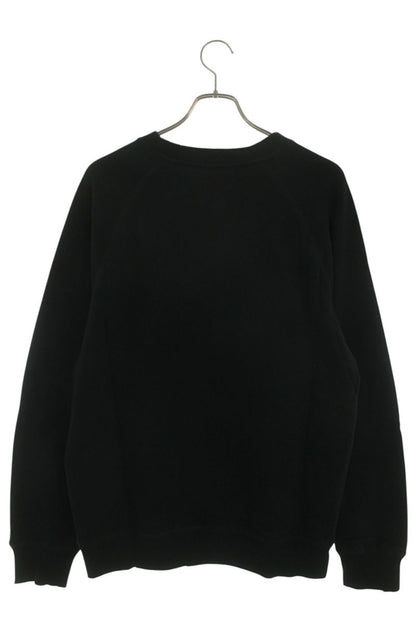 DIOR Distressed Logo Bear Applique Sweatshirt Black Size S