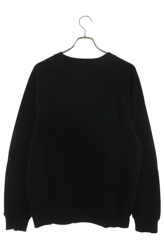 DIOR Distressed Logo Bear Applique Sweatshirt Black Size S