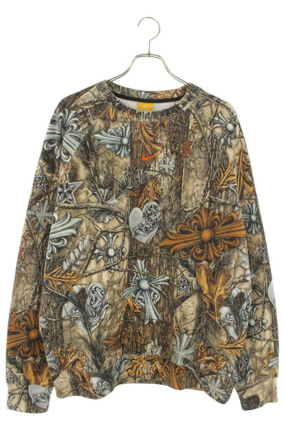 Chrome Hearts NOCTA CREW NECK All-Over Print Sweat Size L