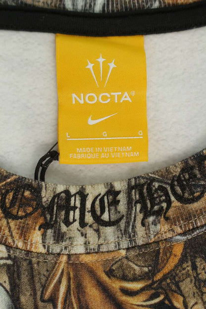 Chrome Hearts NOCTA CREW NECK All-Over Print Sweat Size L