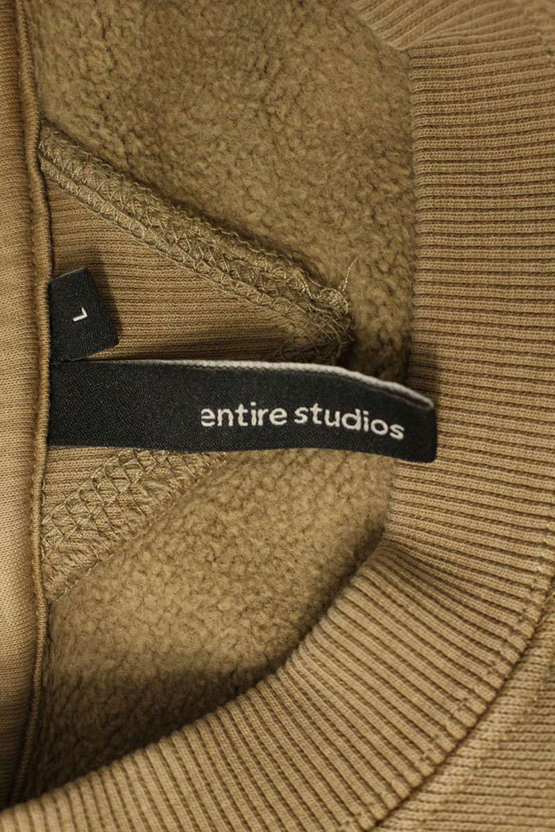 Entire Studios Logo Print Sweatshirt Brown Size L