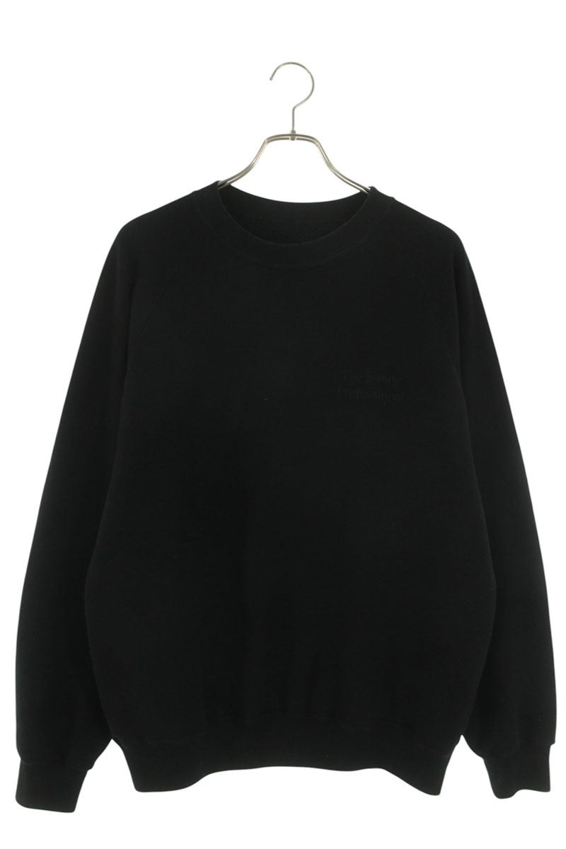 ENNOY Logo Embroidered Sweatshirt Black Size L