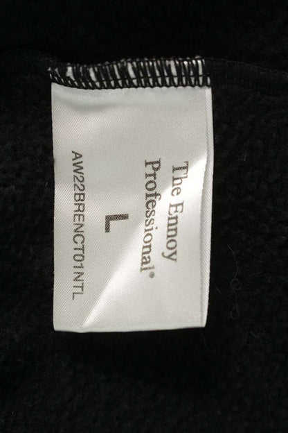 ENNOY Logo Embroidered Sweatshirt Black Size L