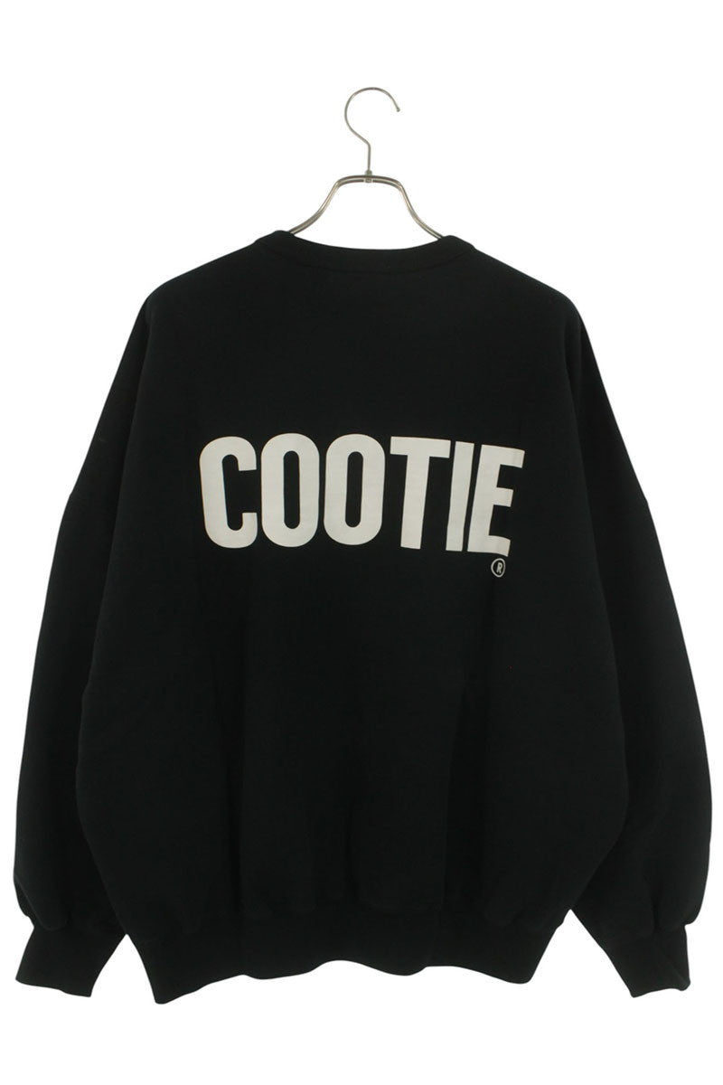 COOTIE Logo Print Sweatshirt Black Size L
