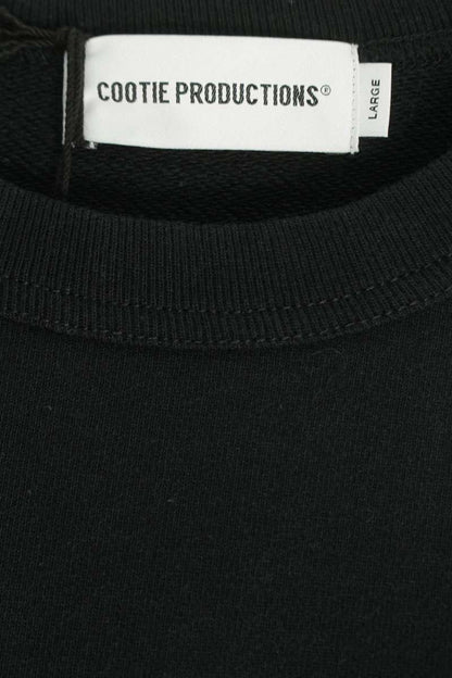 COOTIE Logo Print Sweatshirt Black Size L