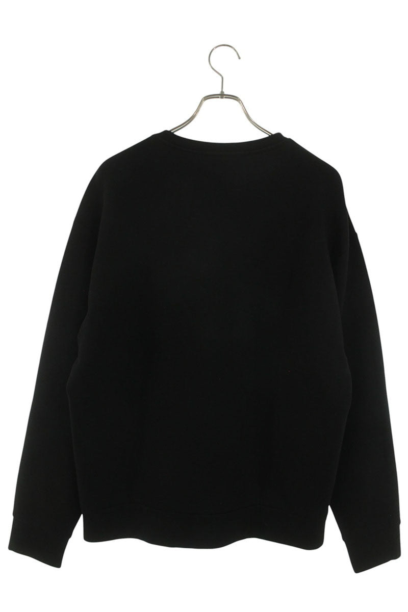 DOLCE & GABBANA DG Logo Embroidered Sweatshirt Black Size M