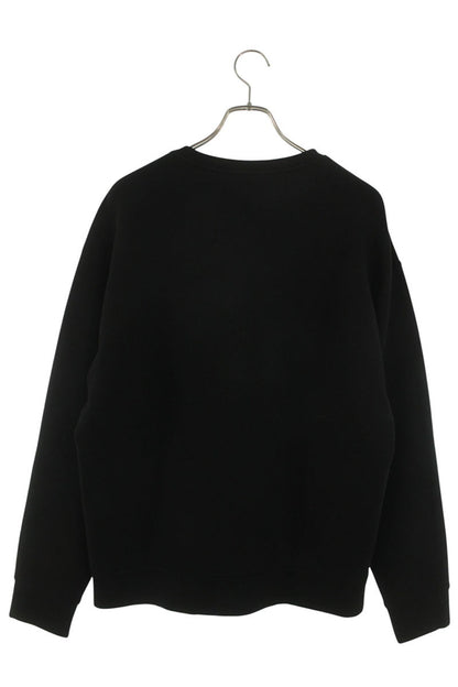 DOLCE & GABBANA DG Logo Embroidered Sweatshirt Black Size M