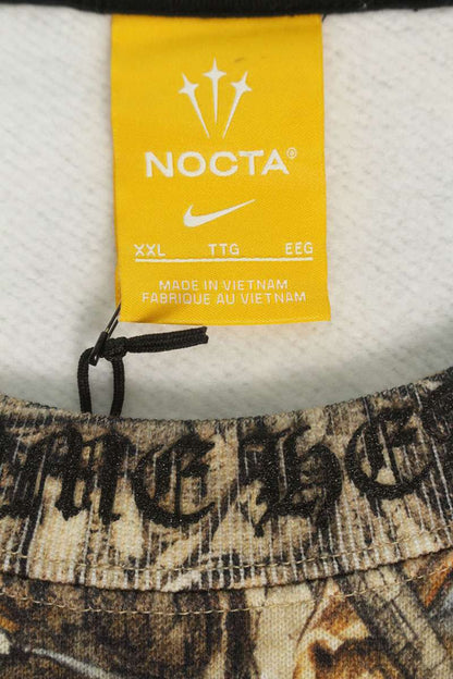 Chrome Hearts NOCTA CREW NECK Drake All-Over Brown Size XXL
