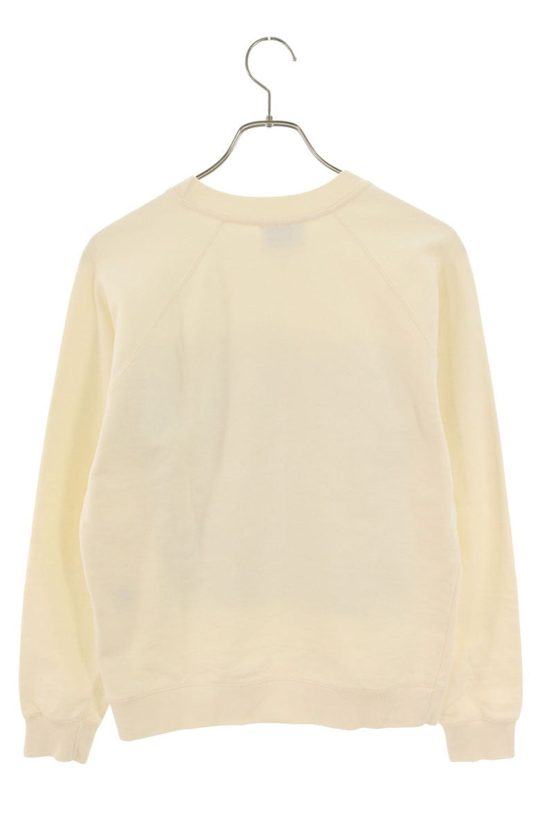 Bally Logo Crewneck Sweatshirt White x Black Size S