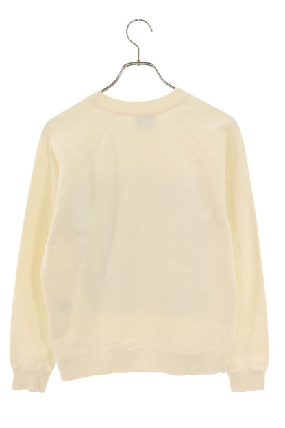 Bally Logo Crewneck Sweatshirt White x Black Size S