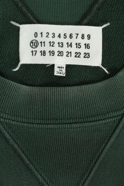 Maison Margiela Cropped Sleeve Sweatshirt Green Size M