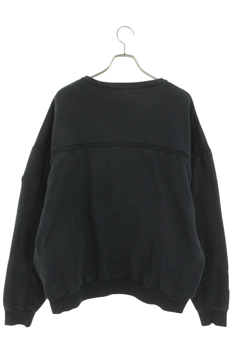 C.E Front Embroidered Sleeve Patch Sweatshirt Gray Size L