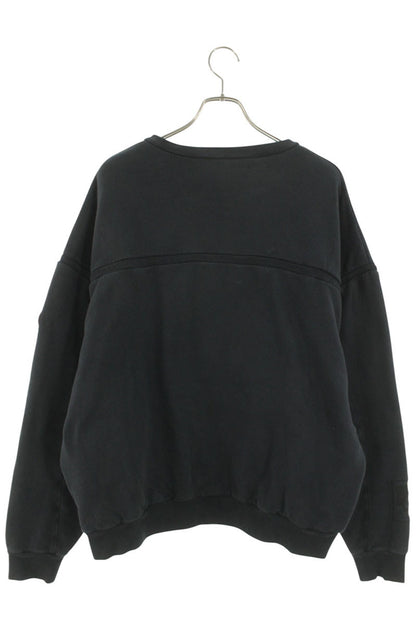 C.E Front Embroidered Sleeve Patch Sweatshirt Gray Size L