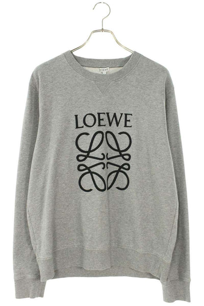 Loewe embroidery Crewneck Sweatshirt Gray Size XL