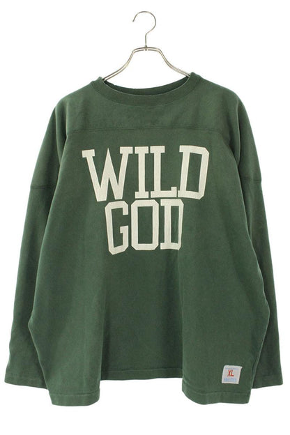 SAINT MICHAEL Football Sweatshirt Green Size XL