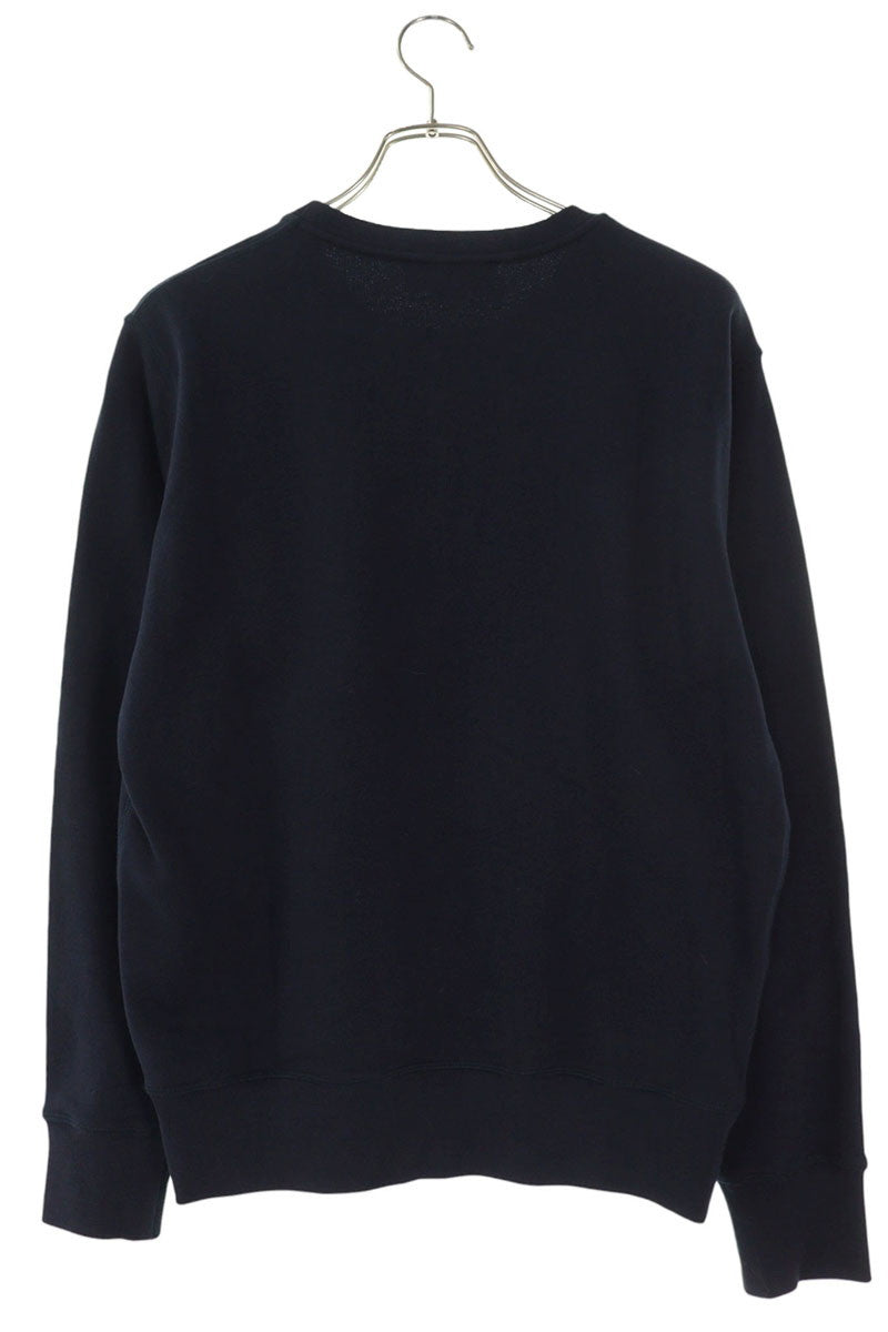 Alexander McQueen Logo embroidery Crewneck Sweatshirt Blue Size M