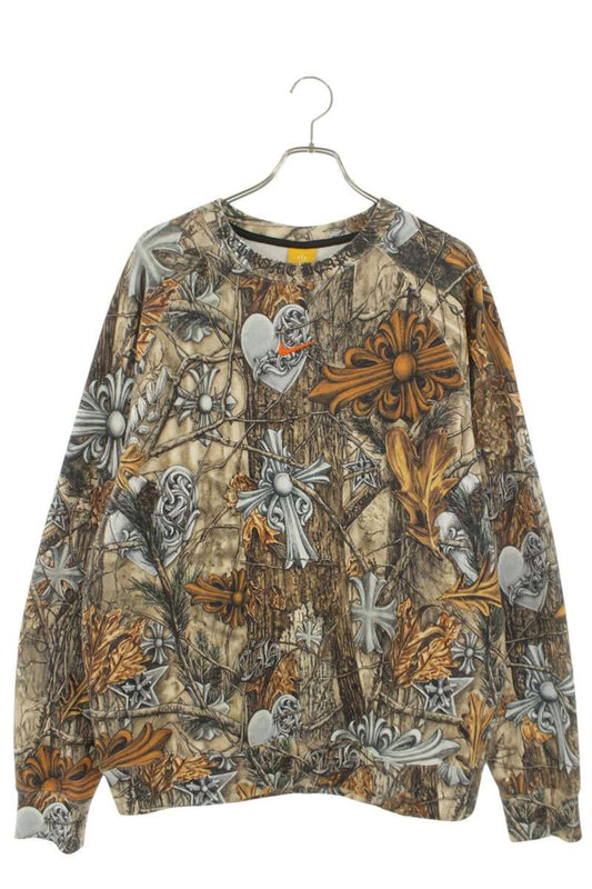 Chrome Hearts x Nike NOCTA All-Over Print Sweatshirt Size L
