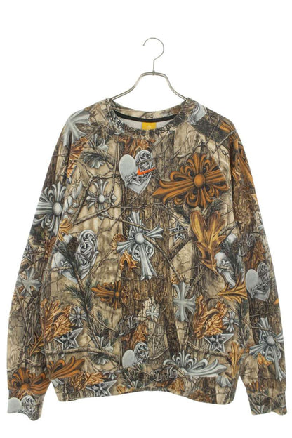 Chrome Hearts x Nike NOCTA All-Over Print Sweatshirt Size L