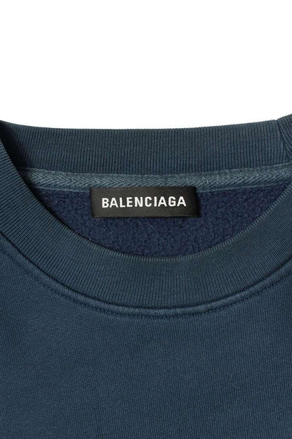 Balenciaga Logo Print Sweatshirt Green Size S