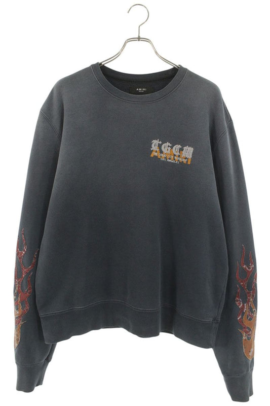 Amiri AM6TH Sweatshirt Gray Size M