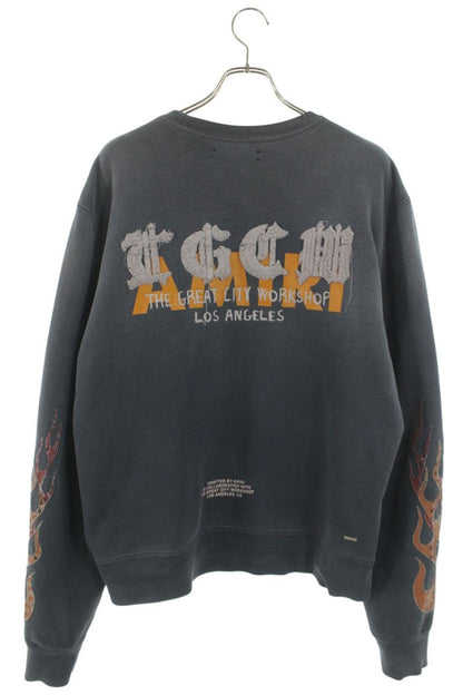 Amiri AM6TH Sweatshirt Gray Size M