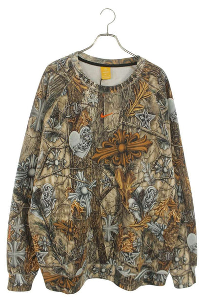 Chrome Hearts x Nike NOCTA Crewneck All-Over Brown Size XXL