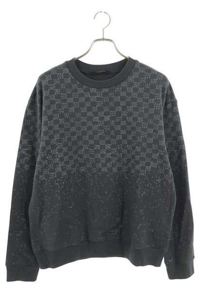 Louis Vuitton 22AW Print Sweatshirt Gray Size XL