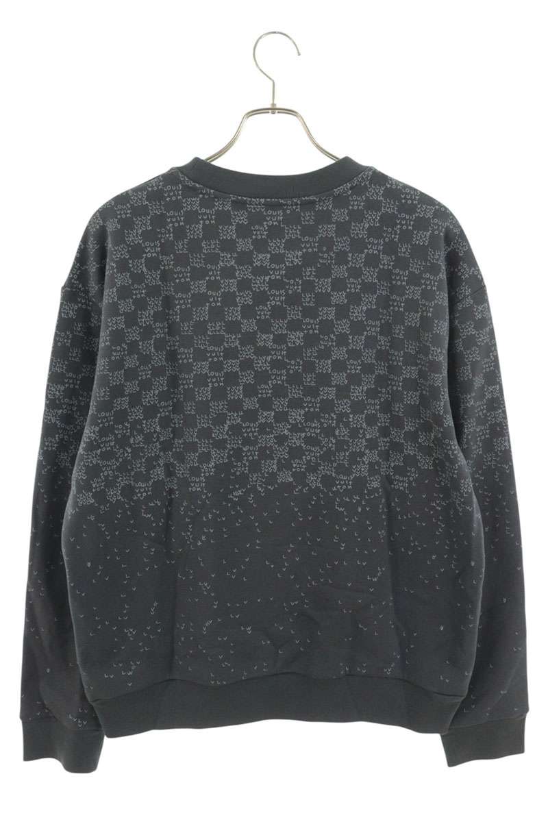 Louis Vuitton 22AW Print Sweatshirt Gray Size XL