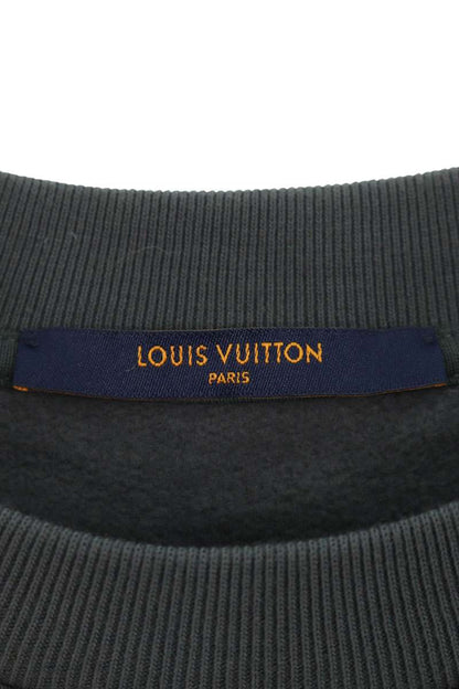 Louis Vuitton 22AW Print Sweatshirt Gray Size XL