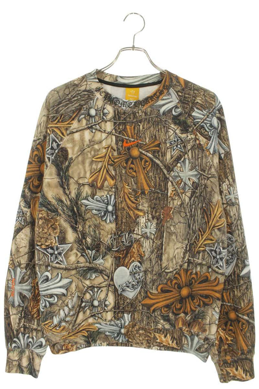 Chrome Hearts x Nike NOCTA All-Over Print Sweatshirt Size S