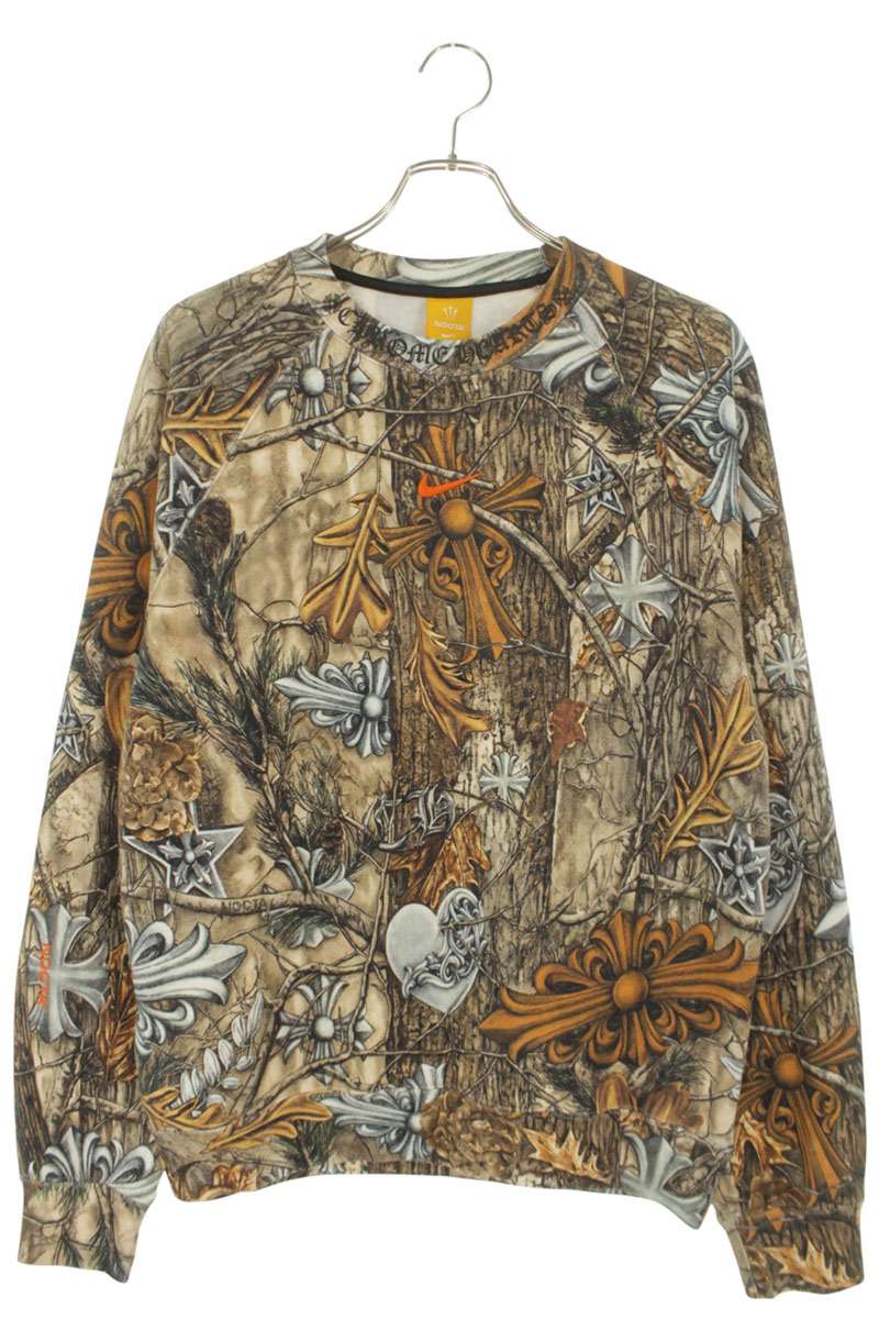 Chrome Hearts x Nike NOCTA All-Over Print Sweatshirt Size S