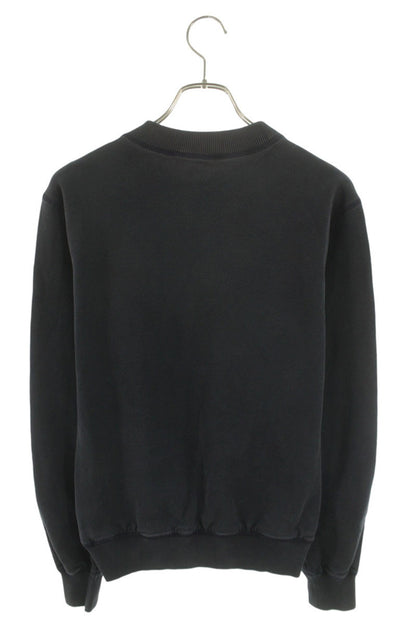 DOLCE & GABBANA Tape Logo Cotton Sweatshirt Navy Red Size S