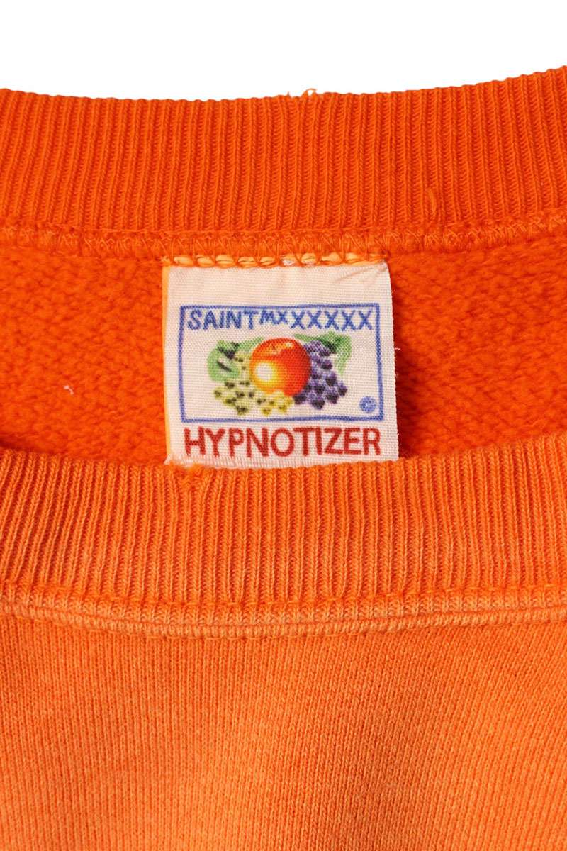 SAINT MICHAEL VTG Character Sweatshirt Orange Size XL