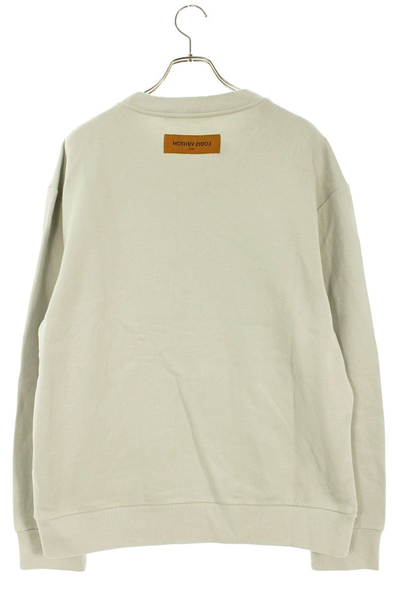 Louis Vuitton Logo Patchwork Sweatshirt Gray Size XXL