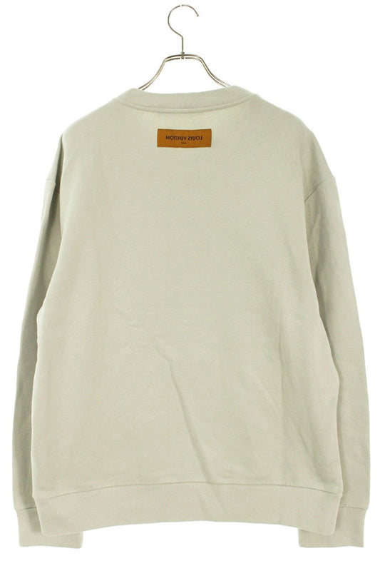 Louis Vuitton Logo Patchwork Sweatshirt Gray Size XXL