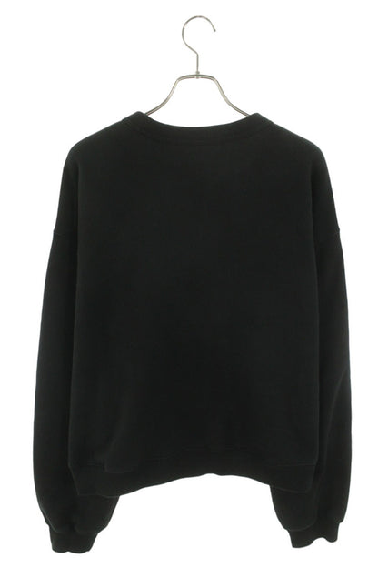 ALEXANDER WANG Front Logo Cotton Blend Sweatshirt Size XL