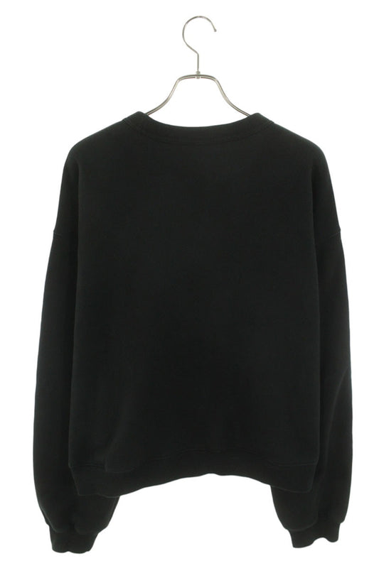 ALEXANDER WANG Front Logo Cotton Blend Sweatshirt Size XL