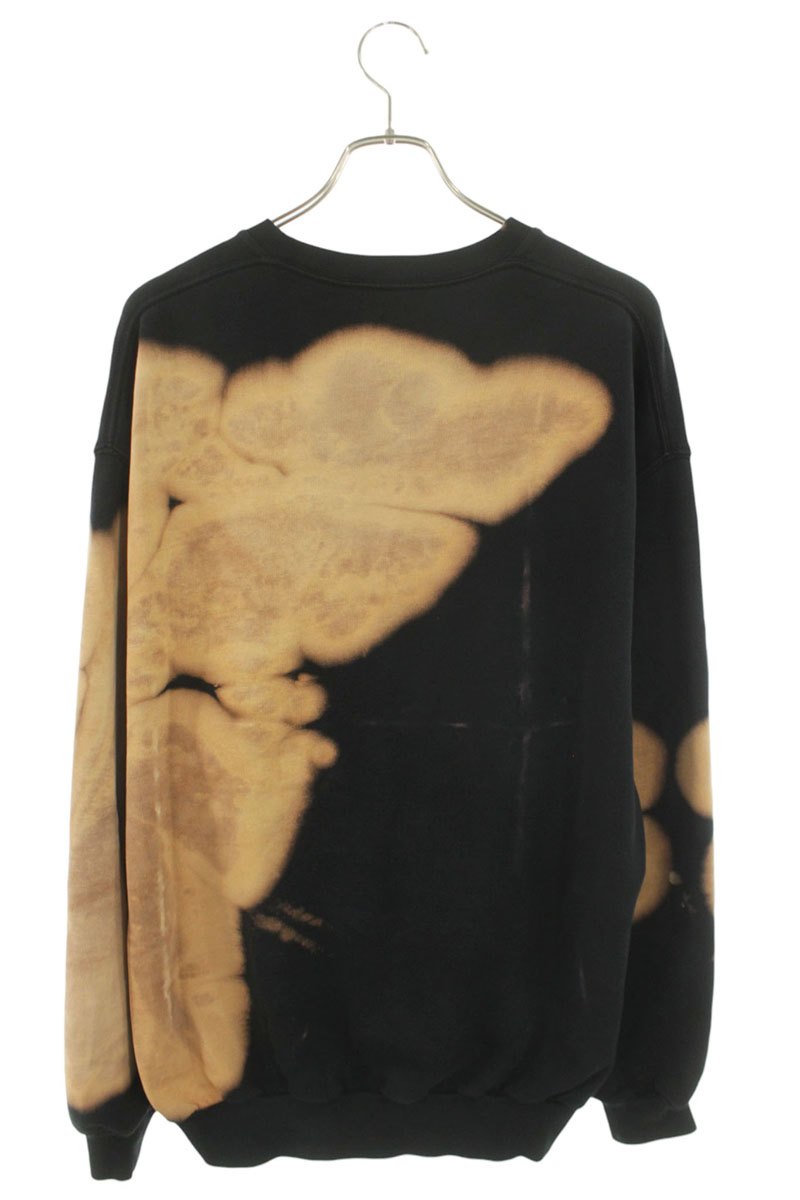 Balenciaga HOMME Embroidered Oversized Sweatshirt Beige x Black Size XS