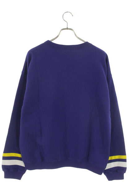 GUCCI 23AW Front Logo Print Cotton Blend Sweatshirt Size L