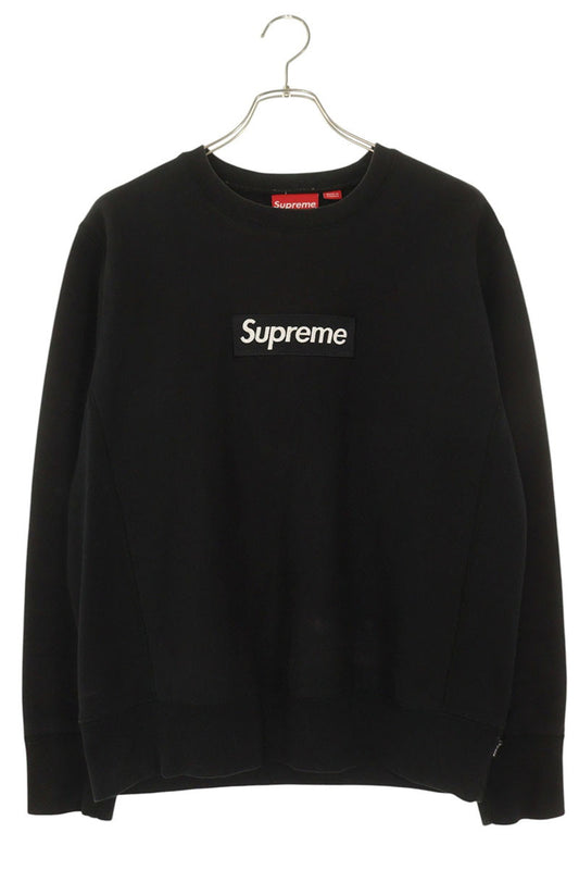 Supreme 18AW Box Logo Crewneck Sweatshirt Black Size S