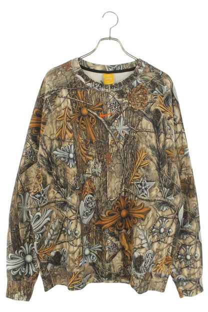 Chrome Hearts x Nike NOCTA Crewneck All-Over Brown Size XL