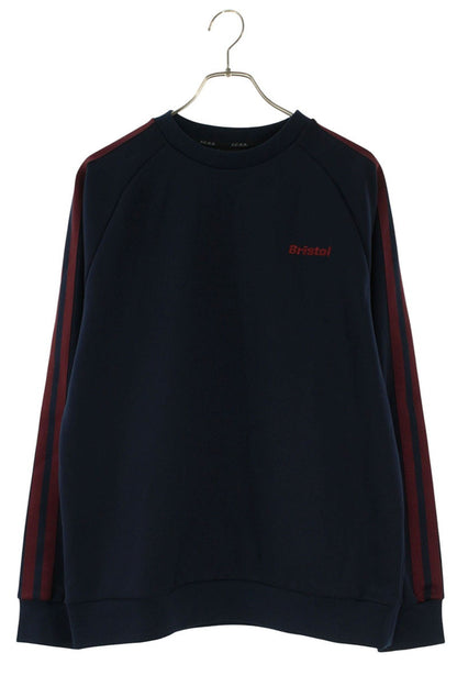 F.C.R.B Logo Embroidered Sweatshirt Blue Size M